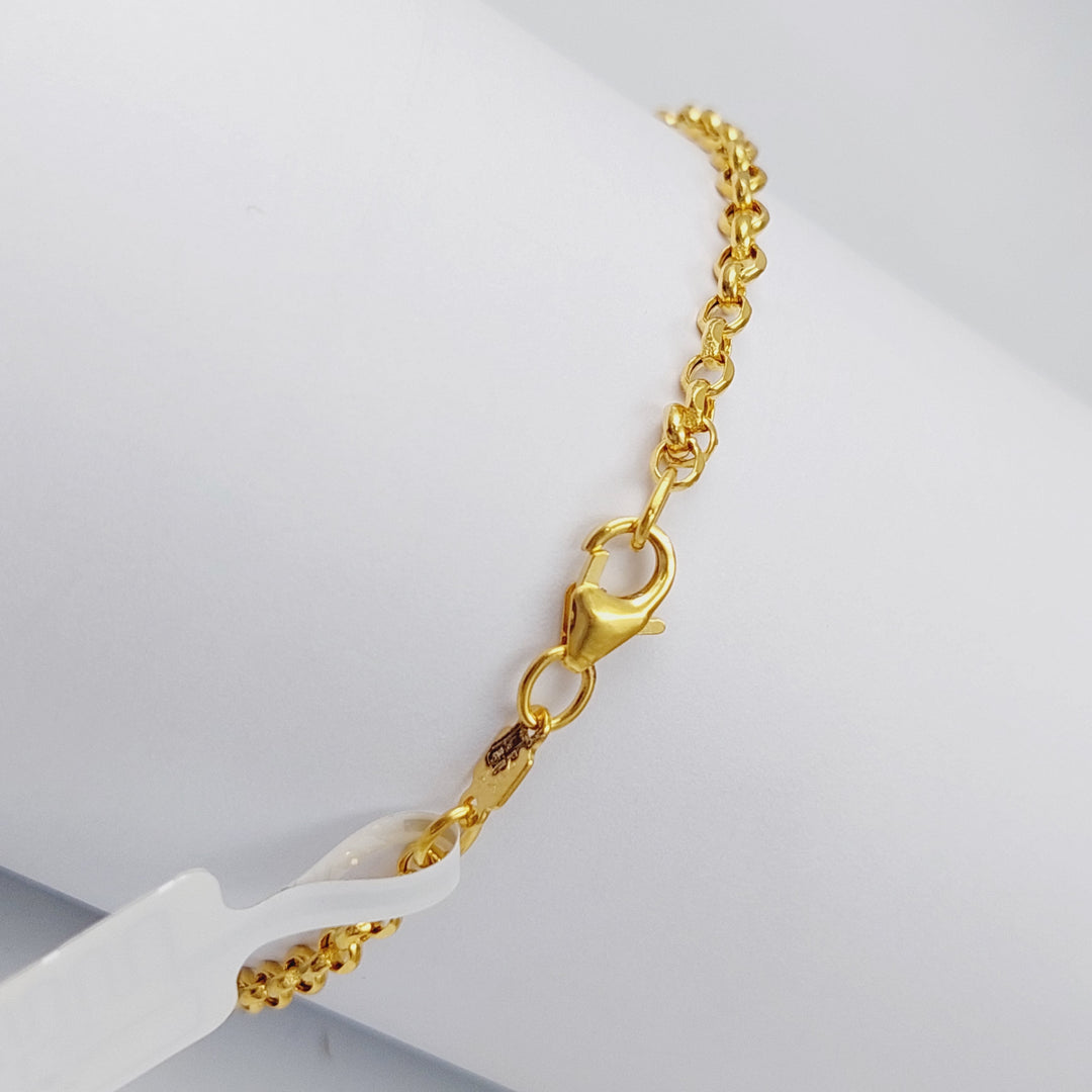 21K Gold Fancy Zard Bracelet by Saeed Jewelry - Image 6