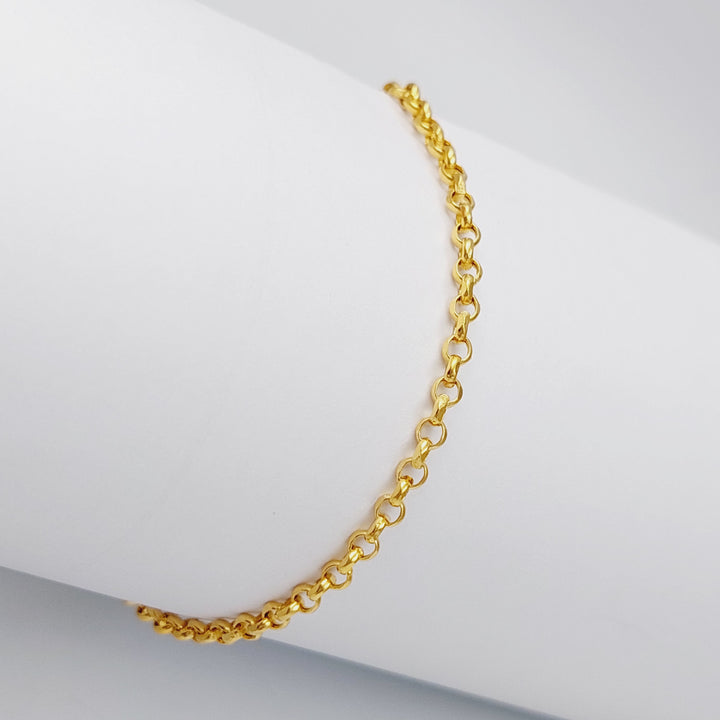 21K Gold Fancy Zard Bracelet by Saeed Jewelry - Image 4