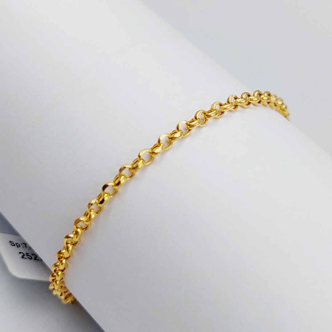 21K Gold Fancy Zard Bracelet by Saeed Jewelry - Image 2