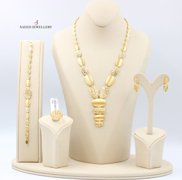 21K Gold Fancy set by Saeed Jewelry - Image 2