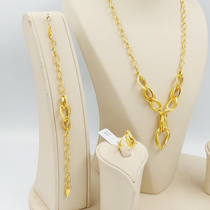 21K Gold Fancy set by Saeed Jewelry - Image 5