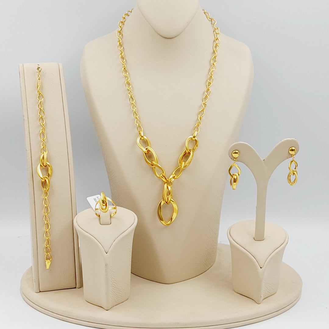 21K Gold Fancy set by Saeed Jewelry - Image 6