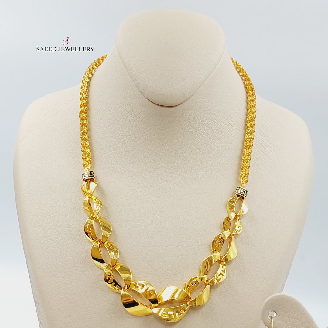 21K Gold Fancy set by Saeed Jewelry - Image 3