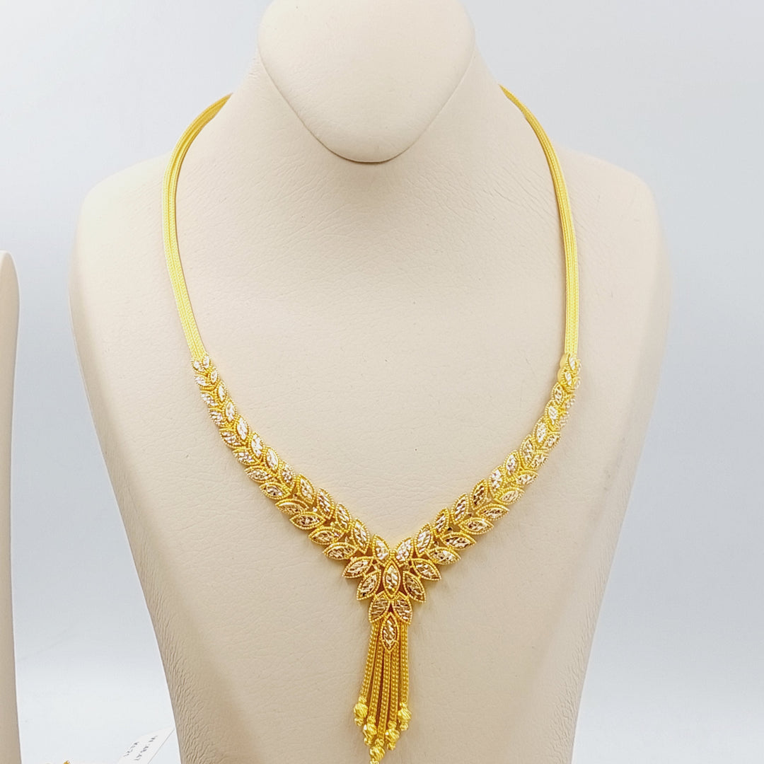 21K Gold Fancy set by Saeed Jewelry - Image 3