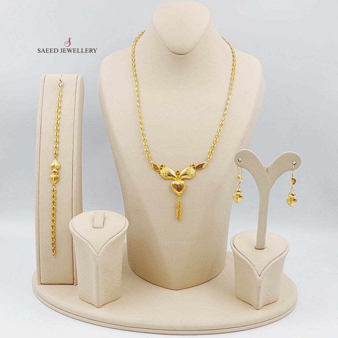 21K Gold Fancy set by Saeed Jewelry - Image 4