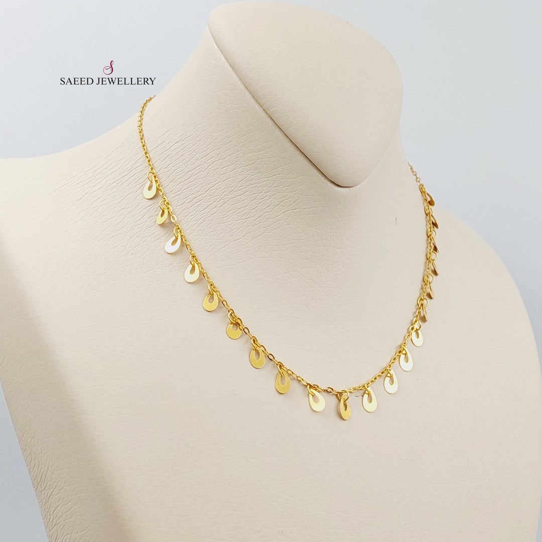 21K Gold Farfasha Necklace by Saeed Jewelry - Image 1