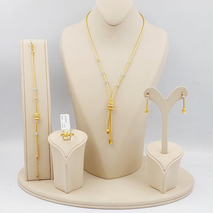 21K Gold Four pieces Turkish by Saeed Jewelry - Image 1