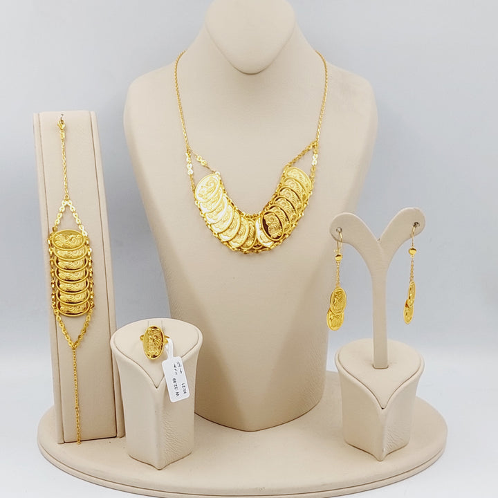 21K Gold Four -pieces ounce set by Saeed Jewelry - Image 1