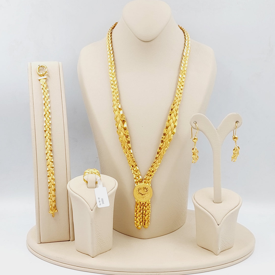 21K Gold Four pieces set by Saeed Jewelry - Image 2