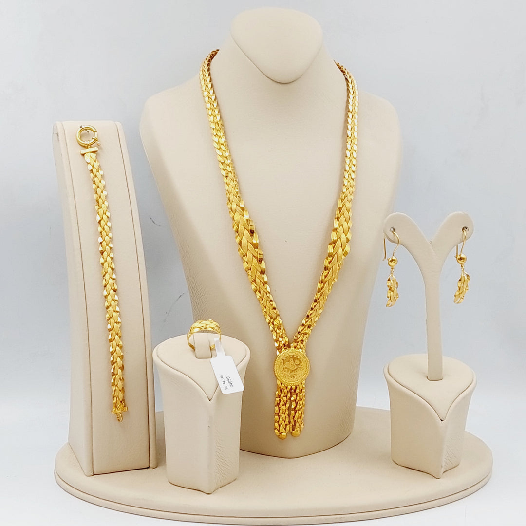 21K Gold Four pieces set by Saeed Jewelry - Image 1