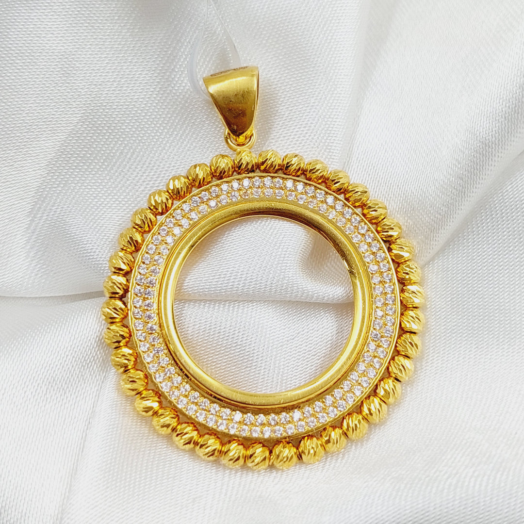 21K Gold Frame Pendant by Saeed Jewelry - Image 1