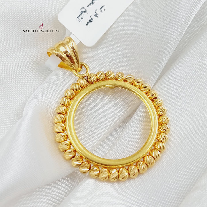 21K Gold Frame Pendant by Saeed Jewelry - Image 3