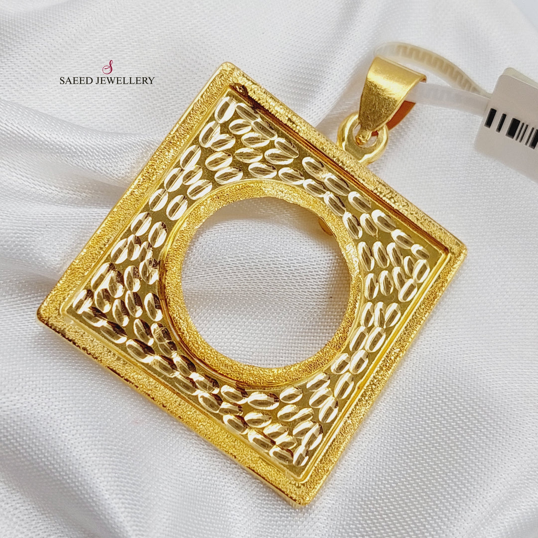 21K Gold Frame Pendant by Saeed Jewelry - Image 1