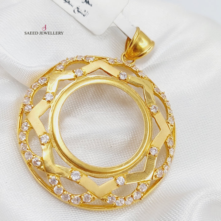 21K Gold Frame Pendant by Saeed Jewelry - Image 5