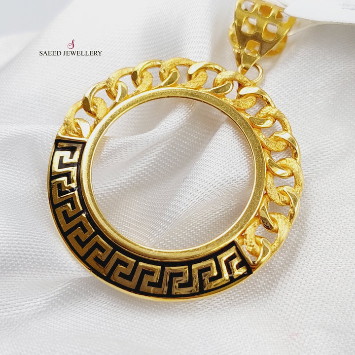 21K Gold Frame Pendant by Saeed Jewelry - Image 1