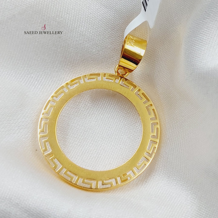 21K Gold Frame Pendant by Saeed Jewelry - Image 3