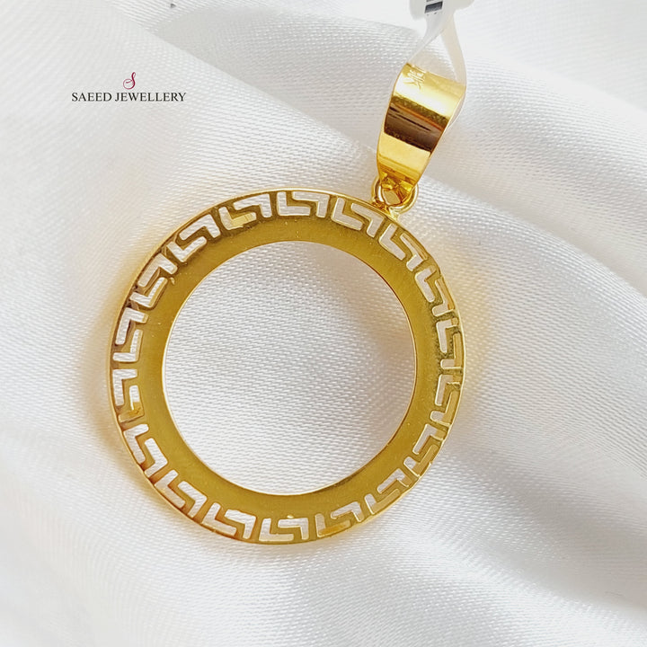 21K Gold Frame Pendant by Saeed Jewelry - Image 4