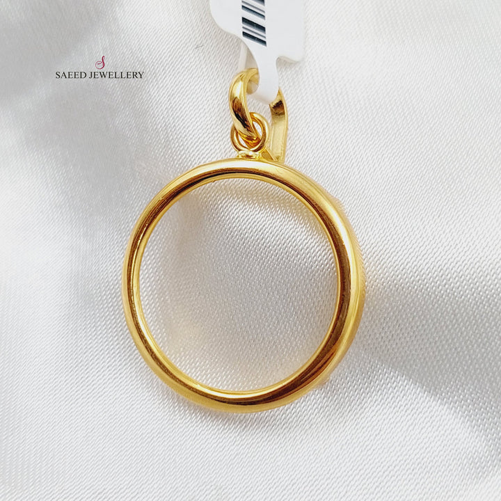 21K Gold Frame Pendant by Saeed Jewelry - Image 2