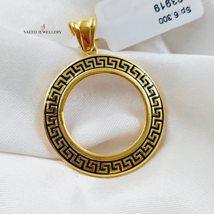 21K Gold Frame Pendant by Saeed Jewelry - Image 1