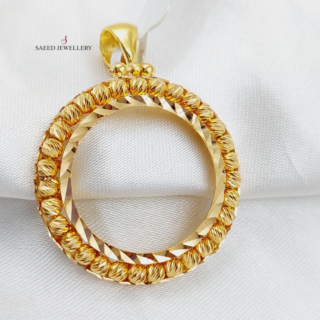 21K Gold Frame Pendant by Saeed Jewelry - Image 1