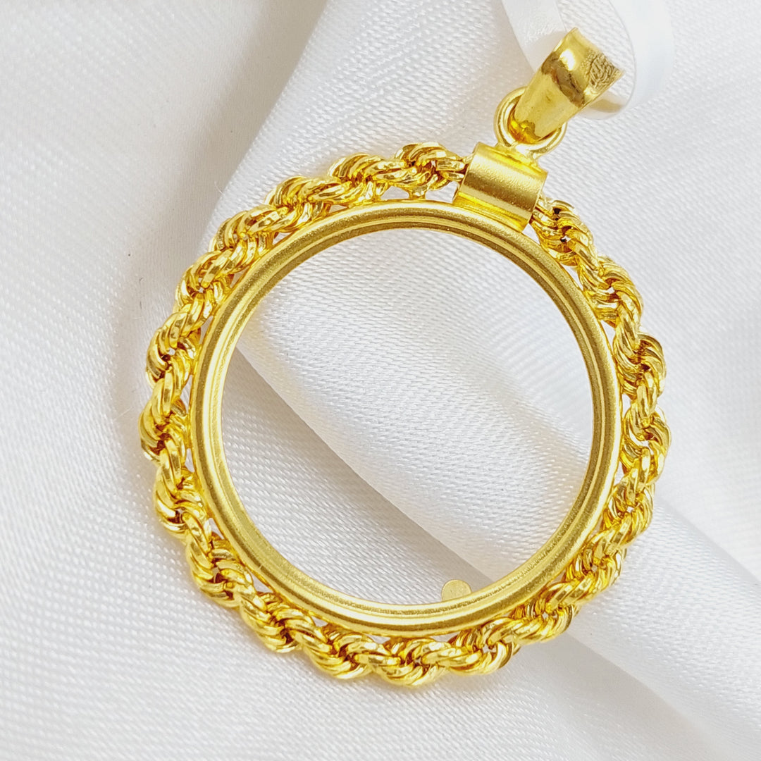 21K Gold Frame Pendant by Saeed Jewelry - Image 5