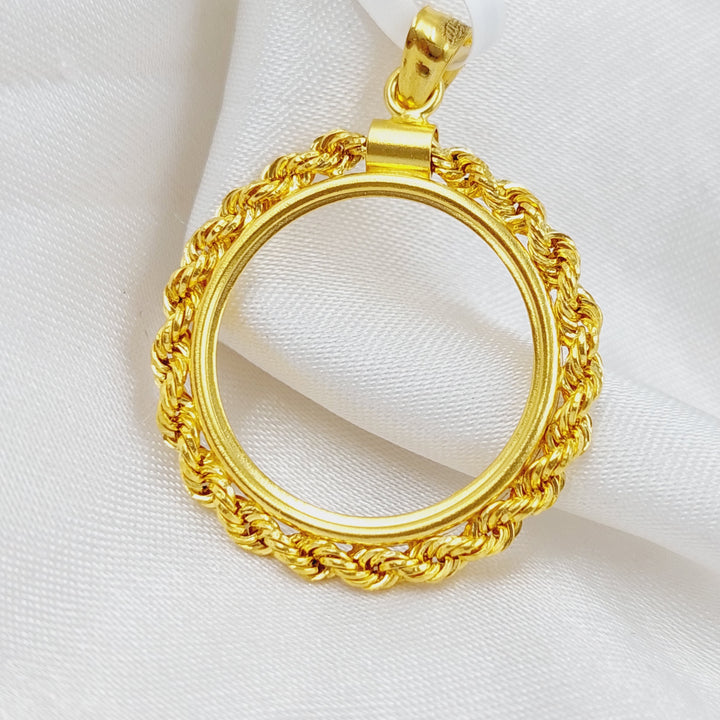 21K Gold Frame Pendant by Saeed Jewelry - Image 1