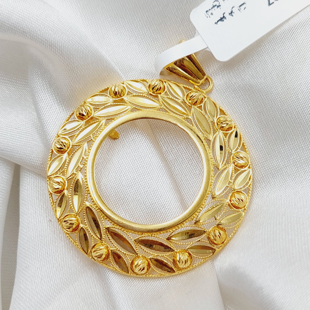 21K Gold Frame Pendant by Saeed Jewelry - Image 6