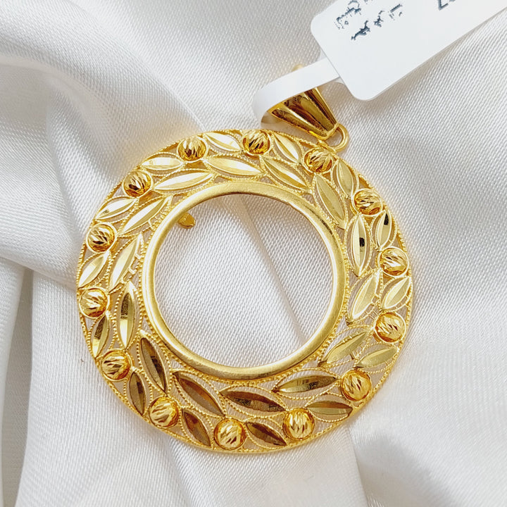 21K Gold Frame Pendant by Saeed Jewelry - Image 3