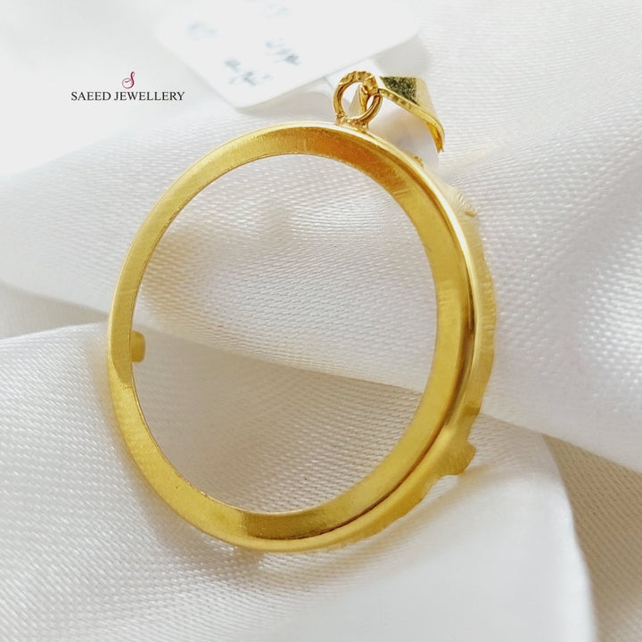 21K Gold Frame Pendant by Saeed Jewelry - Image 1