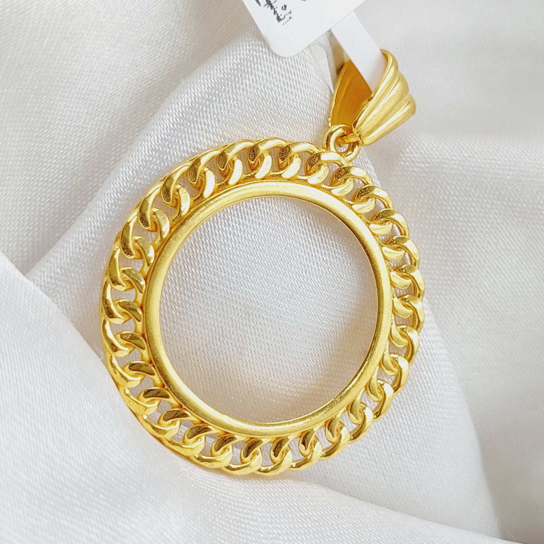 21K Gold Frame Pendant by Saeed Jewelry - Image 1