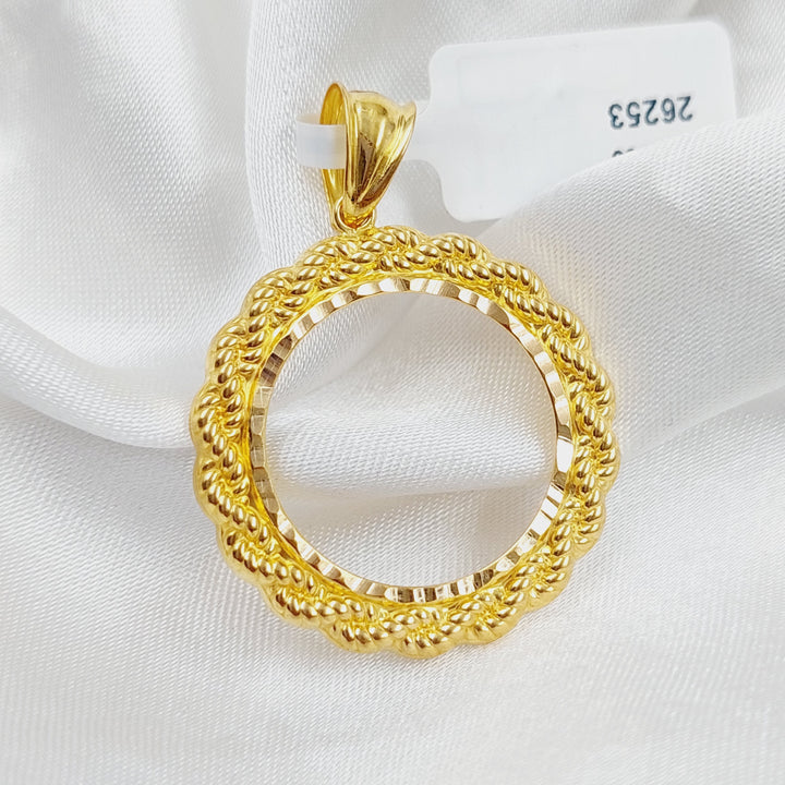 21K Gold Frame Pendant by Saeed Jewelry - Image 1