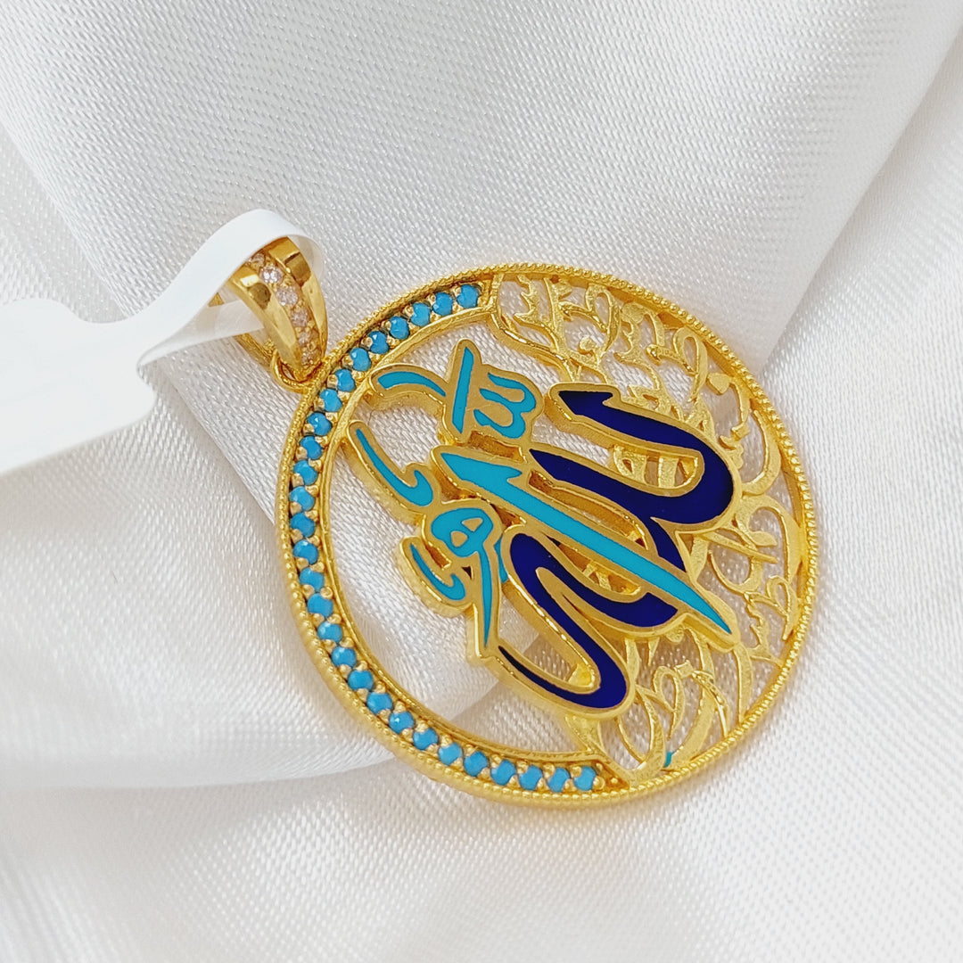 21K Gold God's Pendant by Saeed Jewelry - Image 6