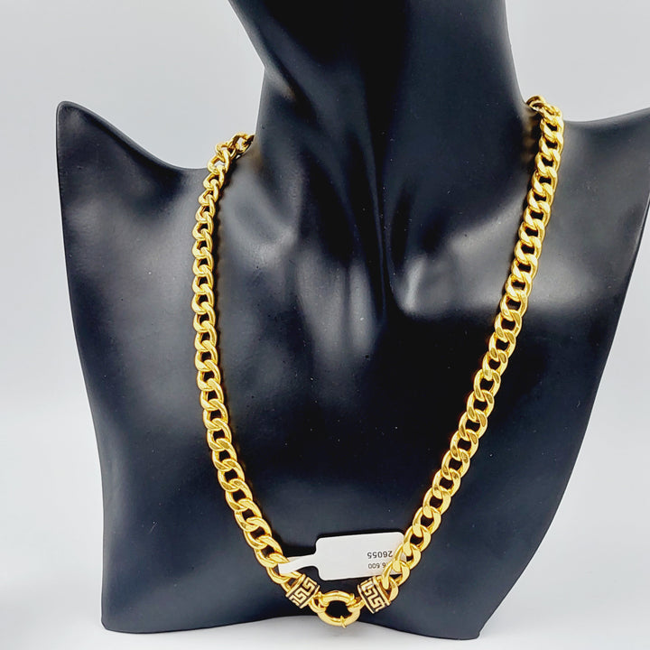 21K Gold Chain Necklace by Saeed Jewelry - Image 3