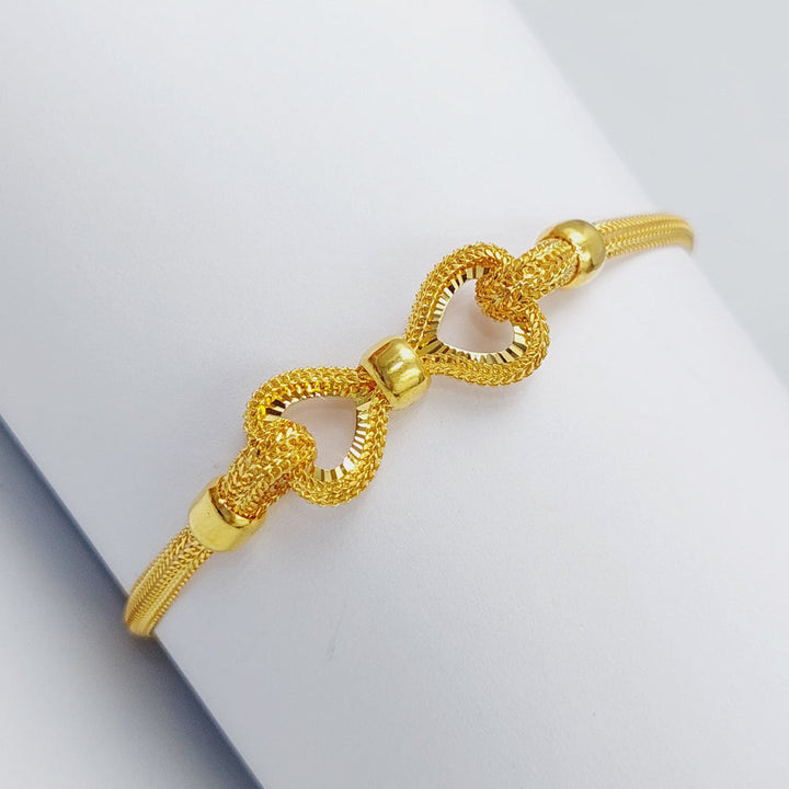 21K Gold Fancy Bracelet by Saeed Jewelry - Image 1