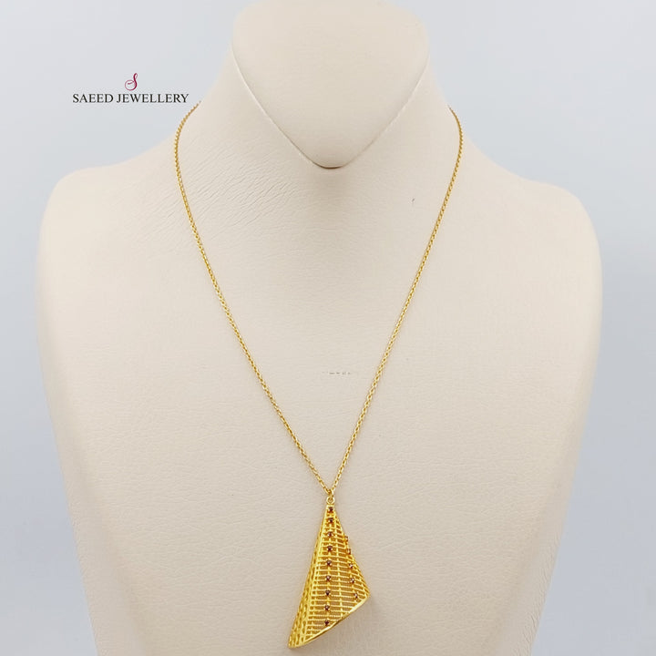 21K Gold Fancy Necklace by Saeed Jewelry - Image 1