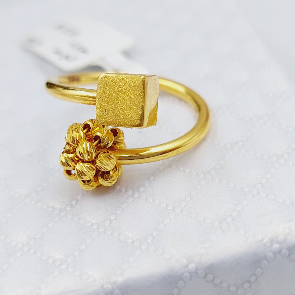 21K Gold Fancy Ring by Saeed Jewelry - Image 1