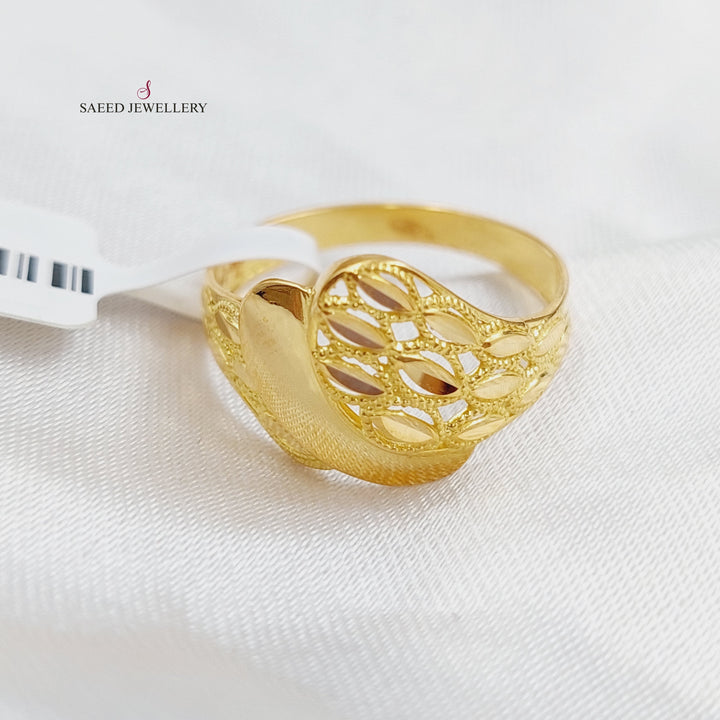 21K Gold Fancy Ring by Saeed Jewelry - Image 1