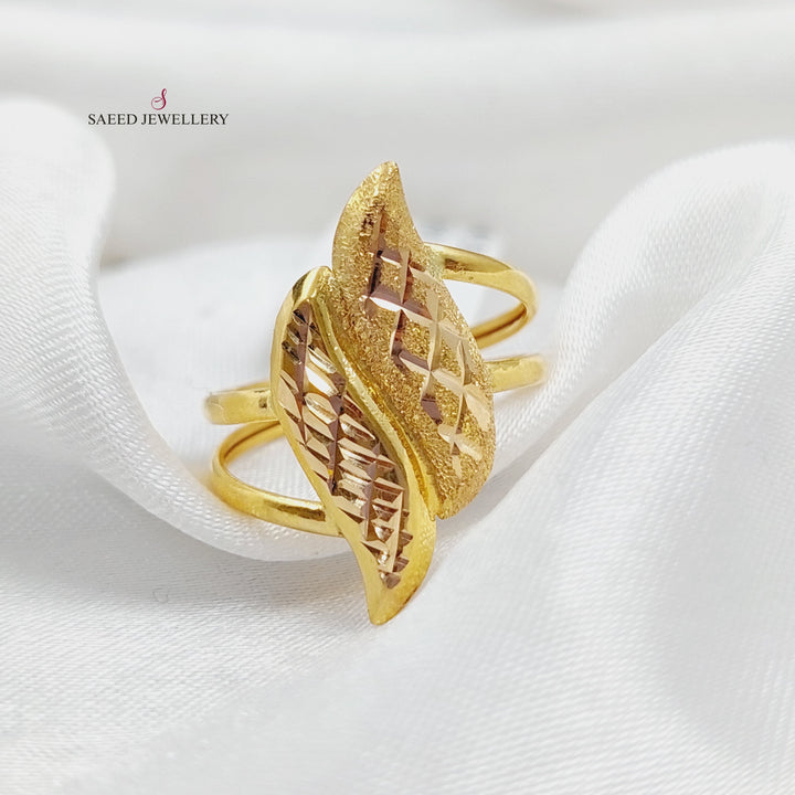 21K Gold Fancy Ring by Saeed Jewelry - Image 1