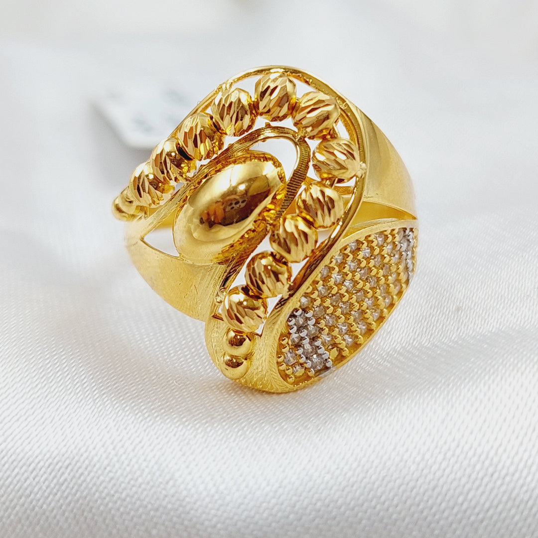 21K Gold Fancy Ring by Saeed Jewelry - Image 1