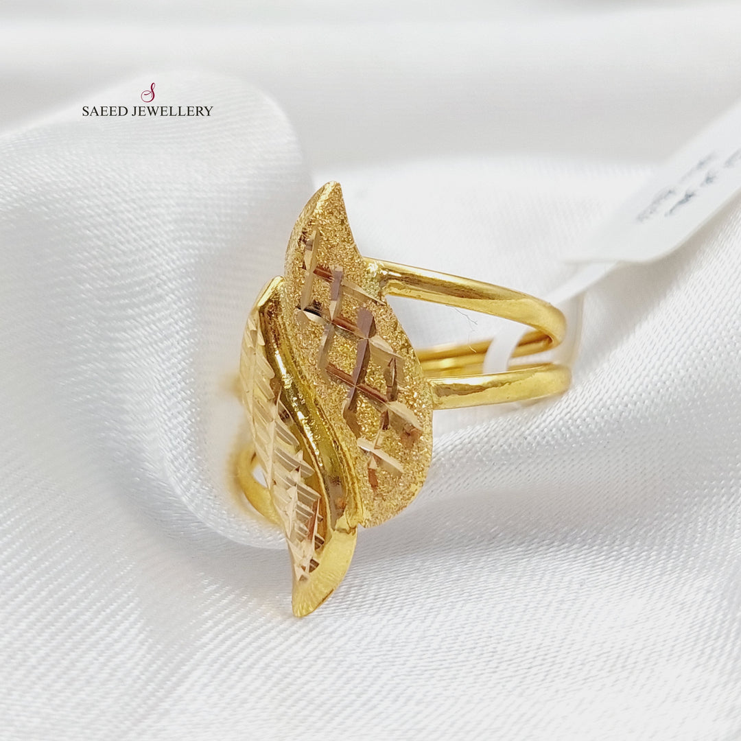 21K Gold Fancy Ring by Saeed Jewelry - Image 3