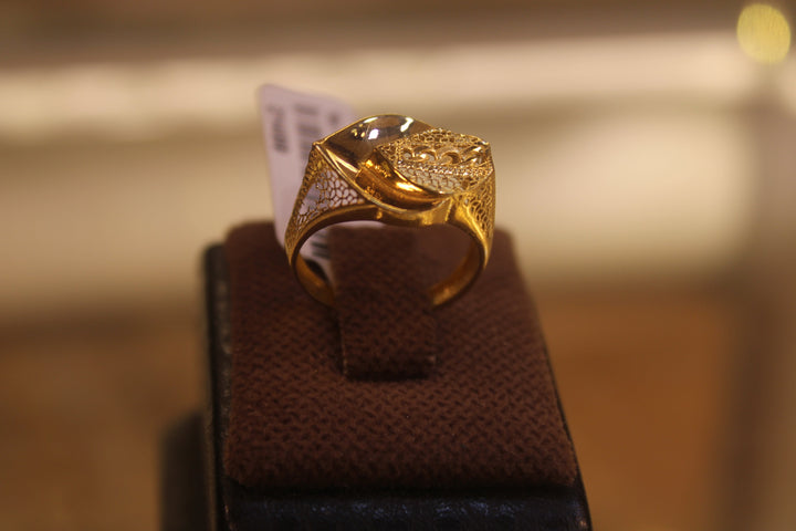 21K Gold Fancy Ring by Saeed Jewelry - Image 4