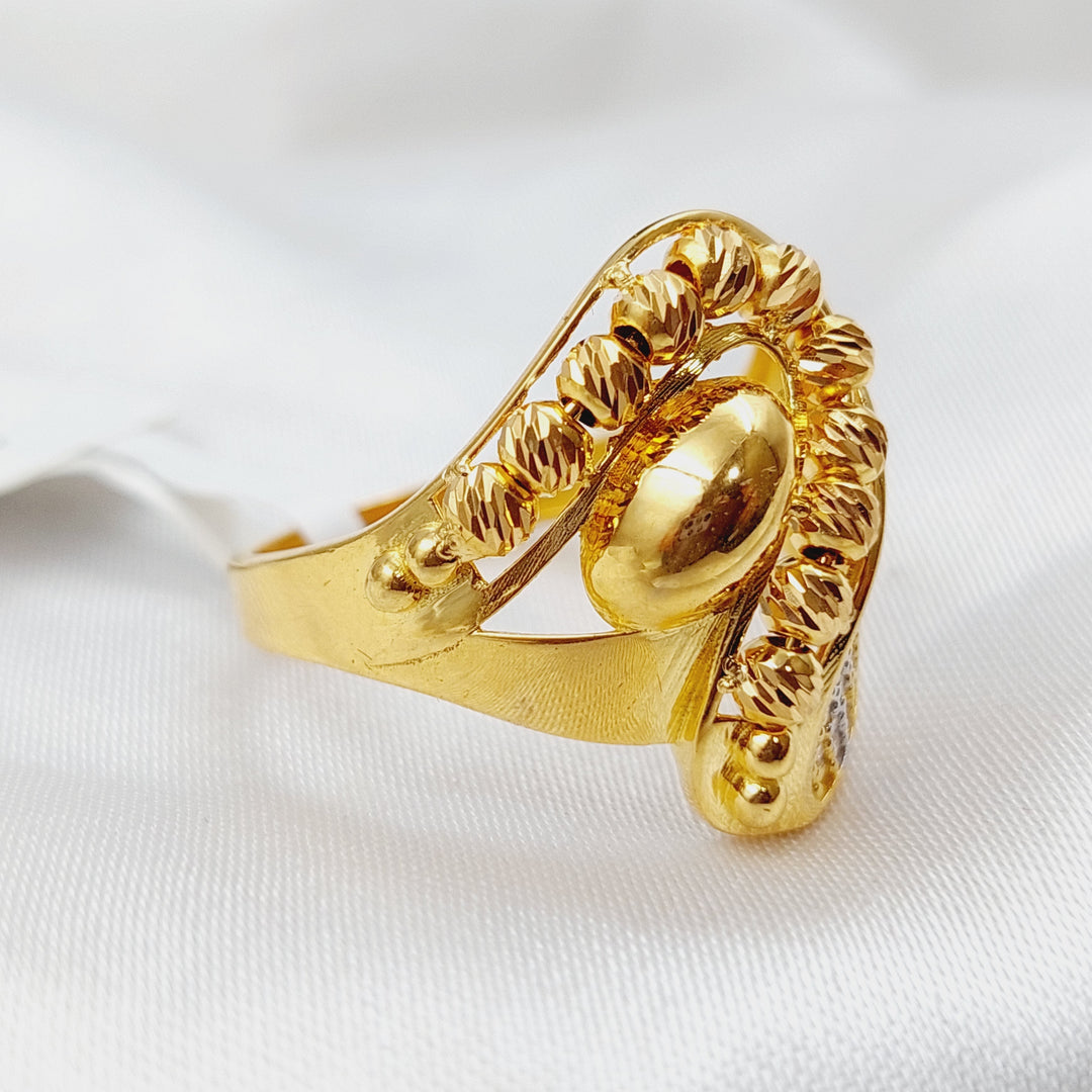 21K Gold Fancy Ring by Saeed Jewelry - Image 6