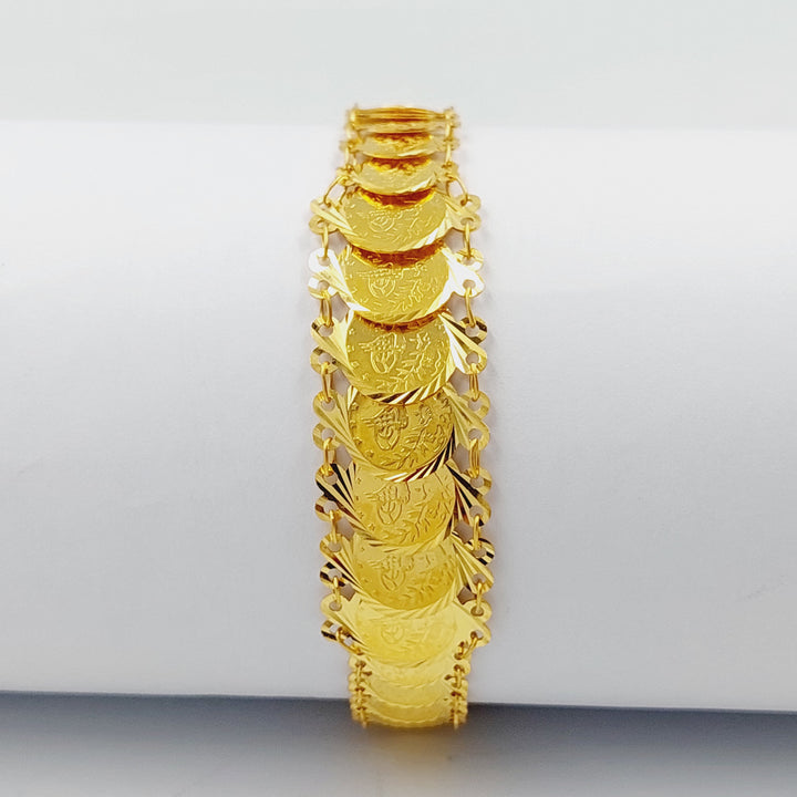 21K Gold Lirat Rashadi Bracelet by Saeed Jewelry - Image 8