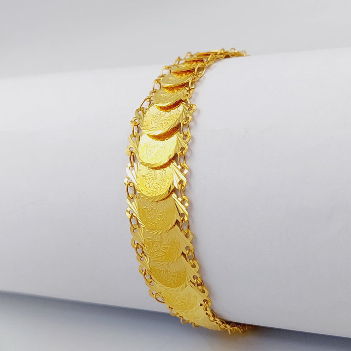 21K Gold Lirat Rashadi Bracelet by Saeed Jewelry - Image 5