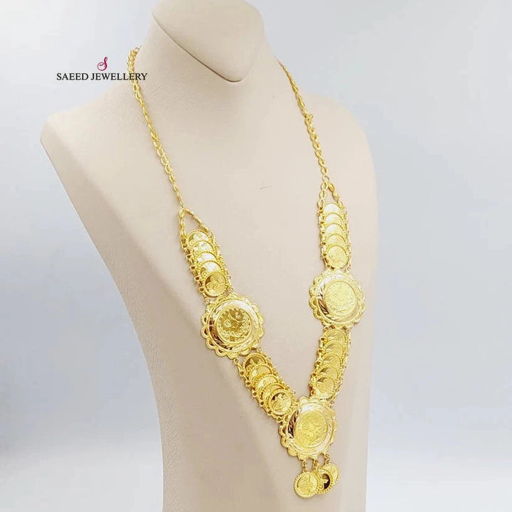 21K Gold Lirat Rashadi Necklace by Saeed Jewelry - Image 4