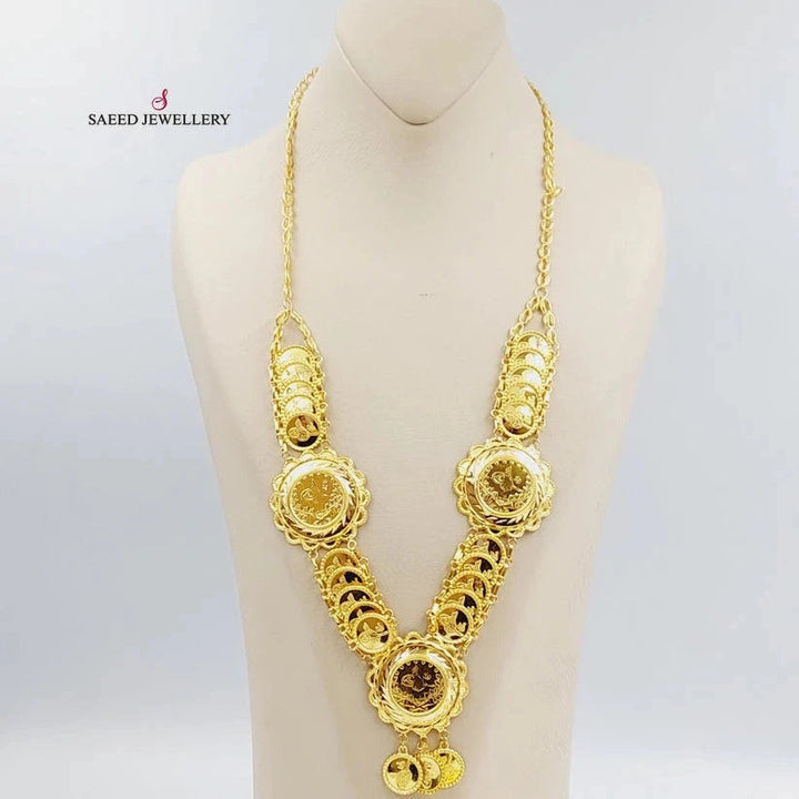 21K Gold Lirat Rashadi Necklace by Saeed Jewelry - Image 6