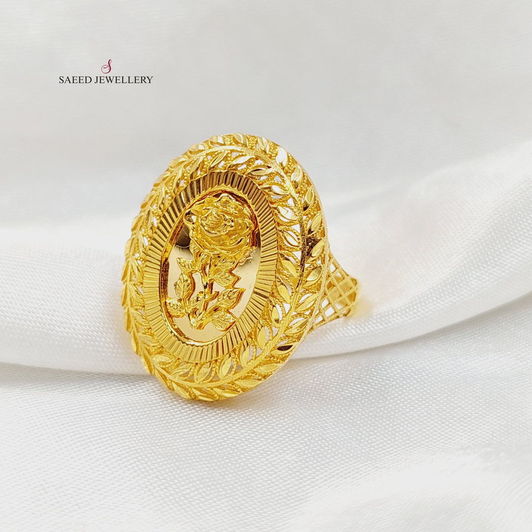 21K Gold Ounce Ring by Saeed Jewelry - Image 3