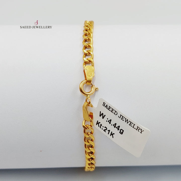 21K Gold Rashadi Bracelet by Saeed Jewelry - Image 2