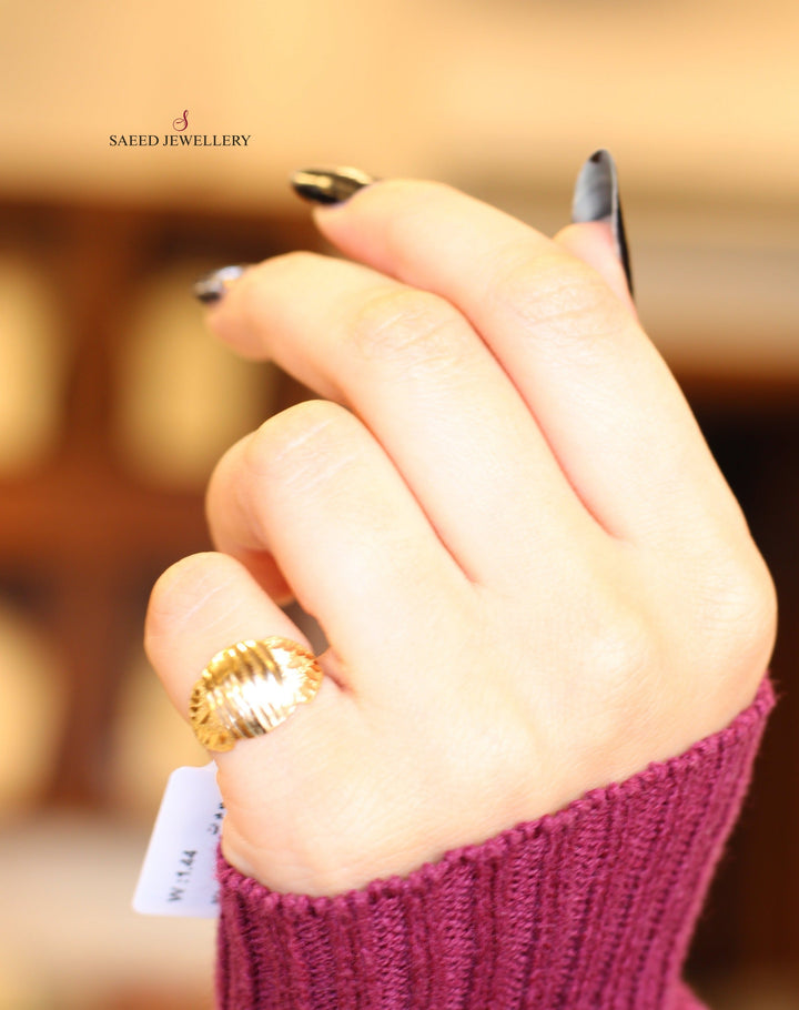 21K Gold Soft Ring by Saeed Jewelry - Image 2