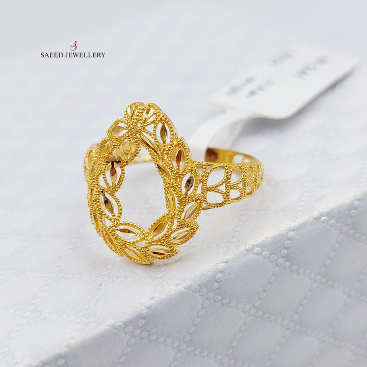 21K Gold Spike Ring by Saeed Jewelry - Image 10